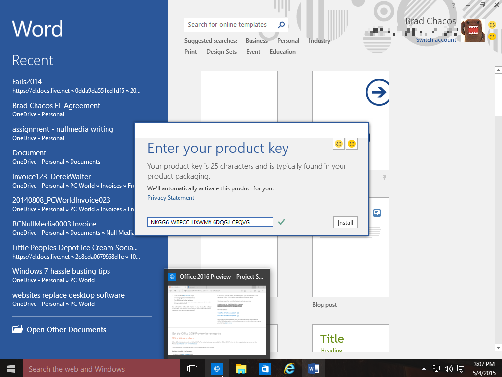 ms office 13 product key